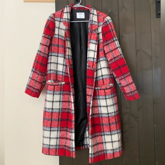 Old Navy Jackets & Blazers - Soft Brushed Plaid Jacket